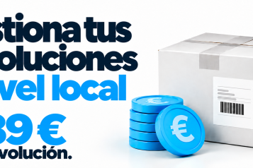Gestiona tus devoluciones a nivel local desde 0,89 € por devolución.